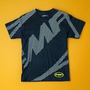 FMF Racing AOP Spell Out T-Shirt Short Sleeve Tee Black Size Small California